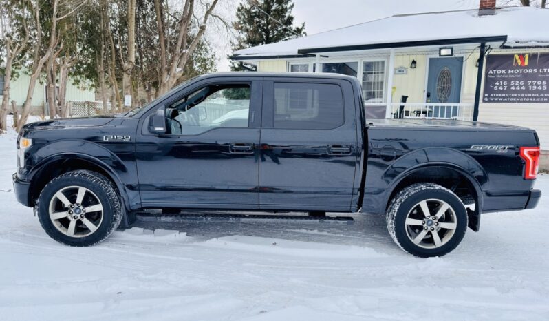 2016 FORD F150 SPORT V8 4X4 SUPERCREW CERTIFIED full